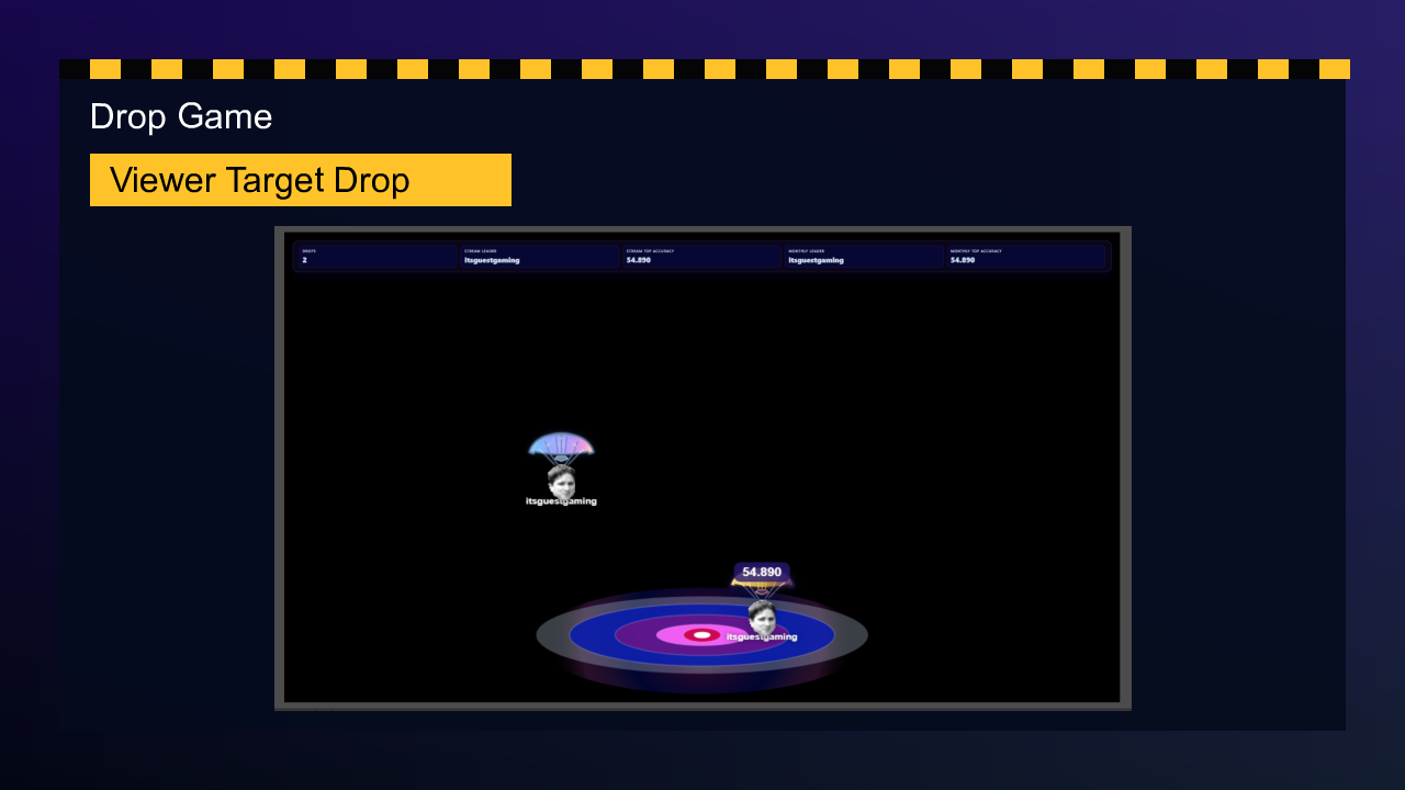 Demo Drop Game overlay